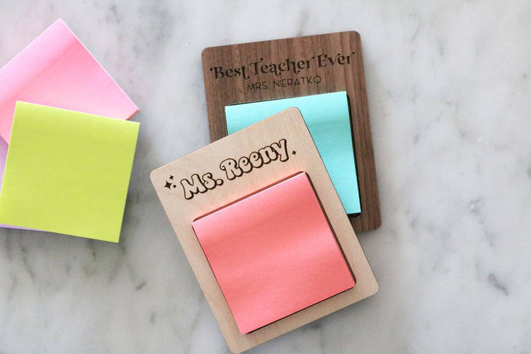 custom note pad holder + note pad | CHOOSE YOUR DESIGN