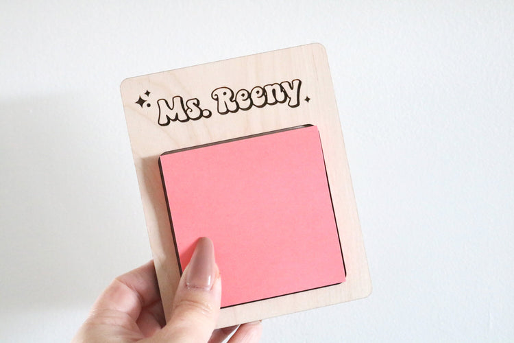 custom note pad holder + note pad | CHOOSE YOUR DESIGN