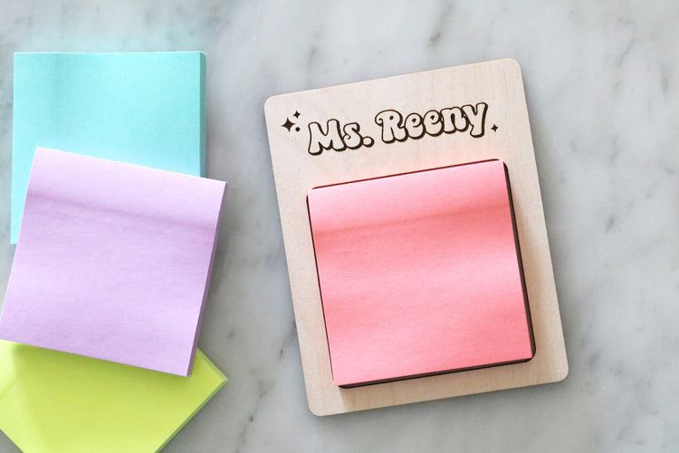 custom note pad holder + note pad | CHOOSE YOUR DESIGN