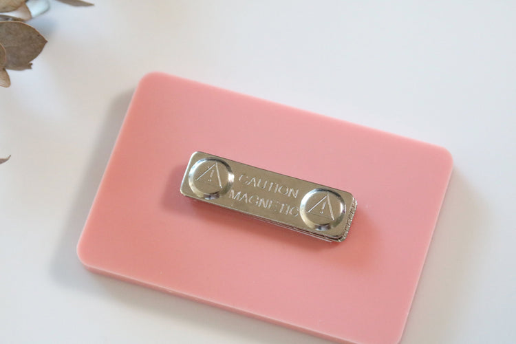 custom reusable 'hello my name is' name tag | CHOOSE YOUR COLOR | badge | work | conference | meeting | student | personalized | magnet