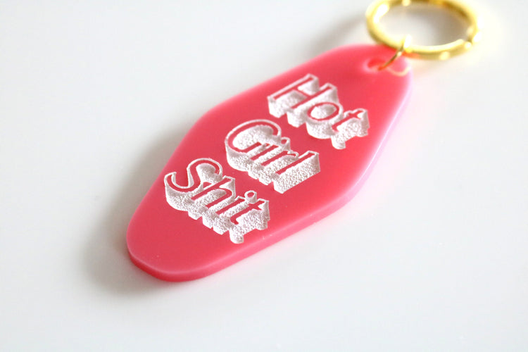 hot girl sh*t keychain | CHOOSE YOUR COLOR