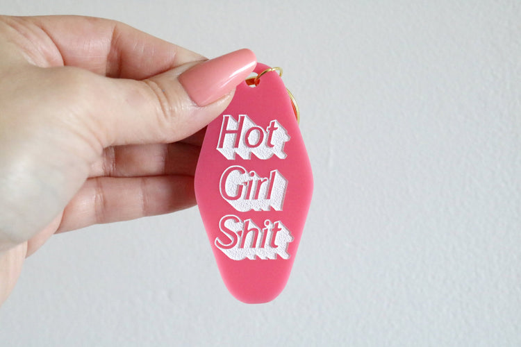 hot girl sh*t keychain | CHOOSE YOUR COLOR