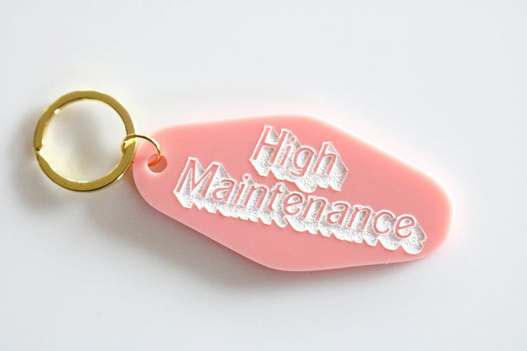 high maintenance keychain | CHOOSE YOUR COLOR