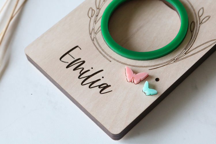 custom kids photo fridge magnet | BUTTERFLY