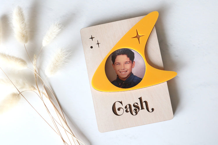 custom kids photo fridge magnet | RETRO