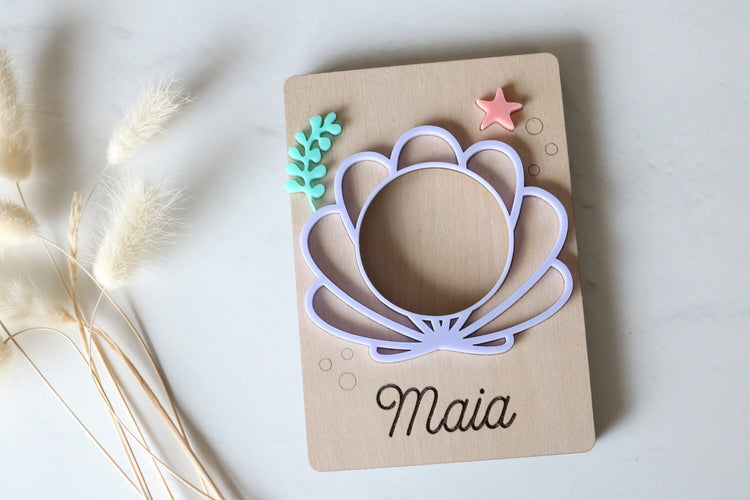 custom kids photo fridge magnet | MERMAID