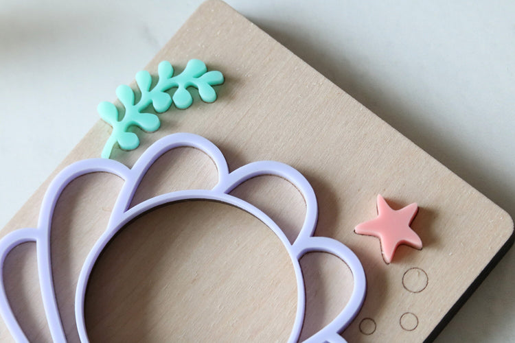 custom kids photo fridge magnet | MERMAID