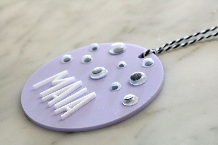 custom monster halloween name tag