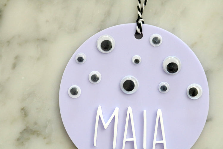 custom monster halloween name tag