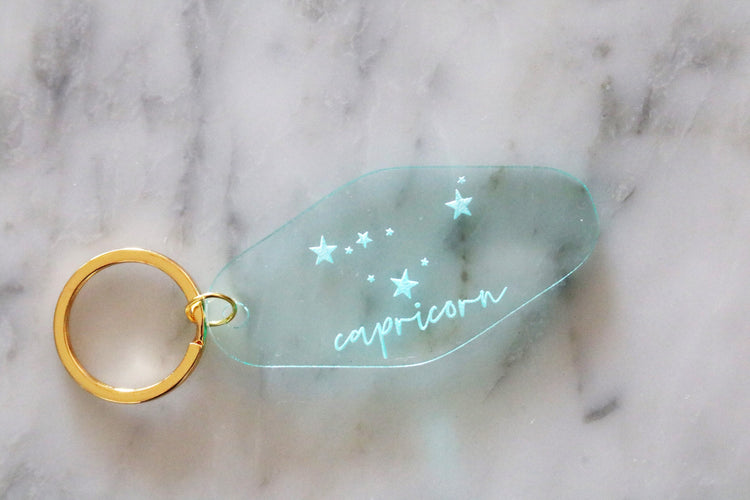 zodiac motel keychain | CHOOSE YOUR COLOR