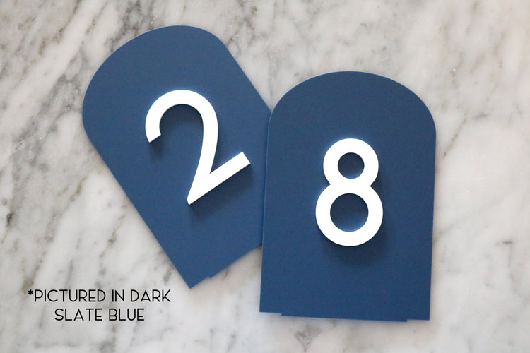 acrylic arch table number signs | acrylic wedding sign | wedding decor | arched table number | wedding table number | acrylic table number