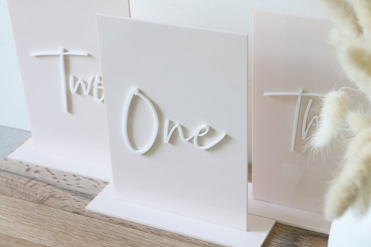 acrylic rectangle table number signs | acrylic wedding sign | wedding decor | table number | wedding table number | acrylic table number