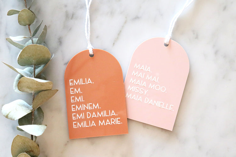 custom acrylic nickname ornament | kids ornament | pet ornament | christmas ornament | personalized | gift | christmas decor | name