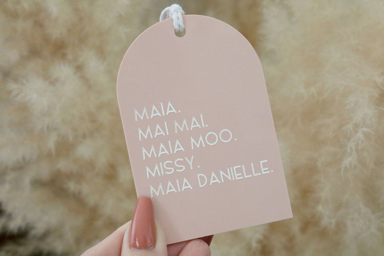 custom acrylic nickname ornament | kids ornament | pet ornament | christmas ornament | personalized | gift | christmas decor | name