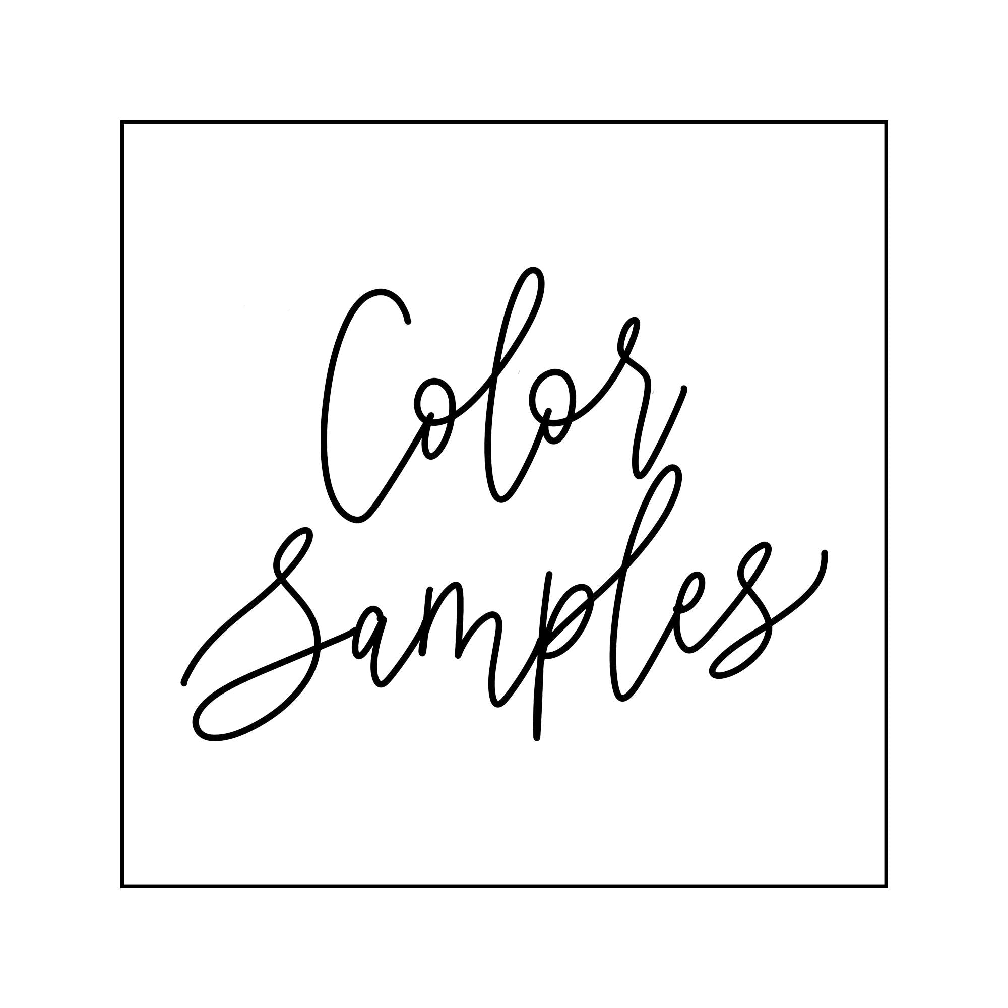 acrylic color sample for signs | color samples | acrylic wedding sign ...