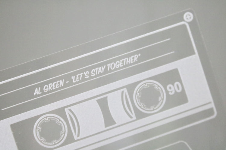 custom retro vintage cassette tape keepsake