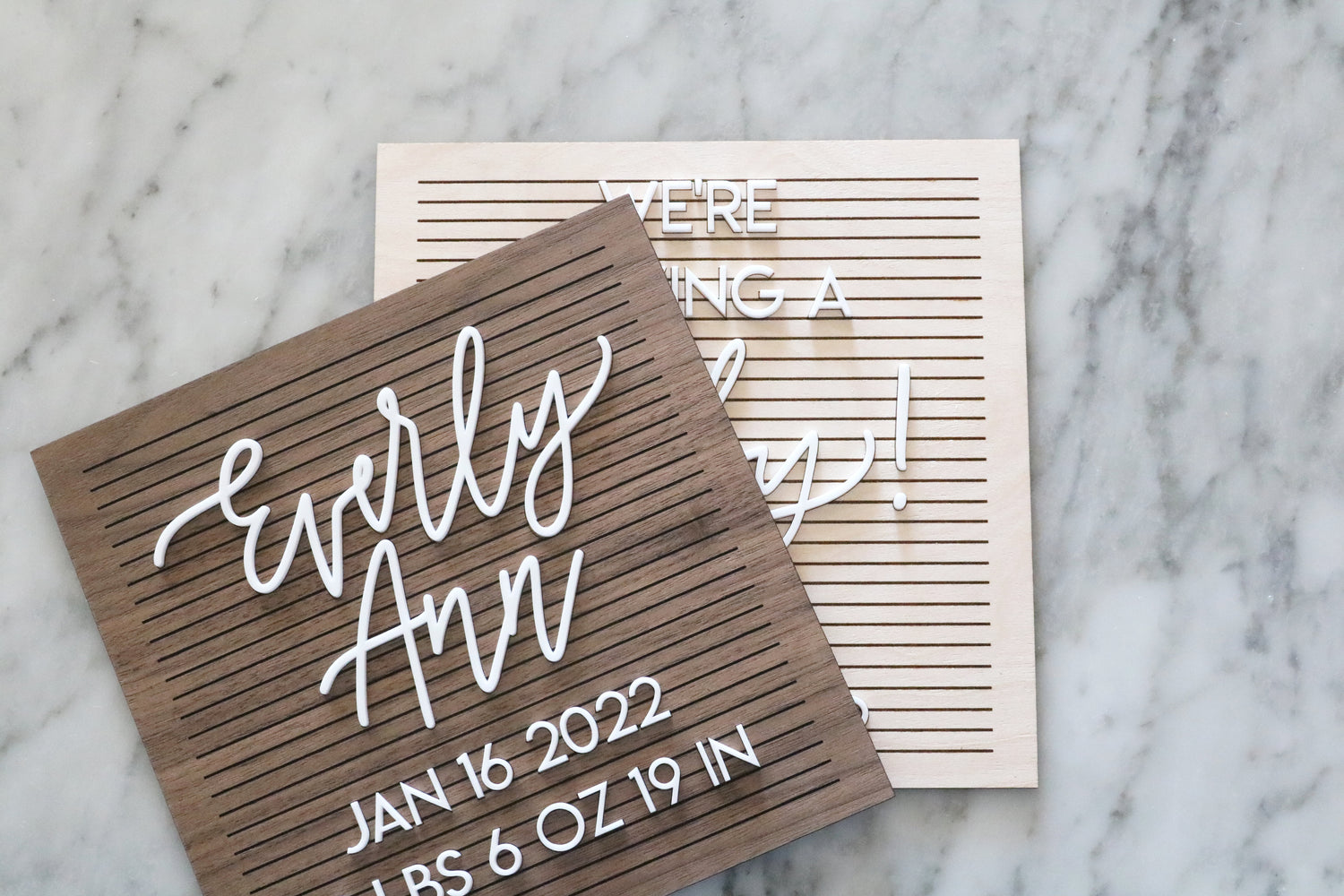 Personalized Wooden Letterboard Sign