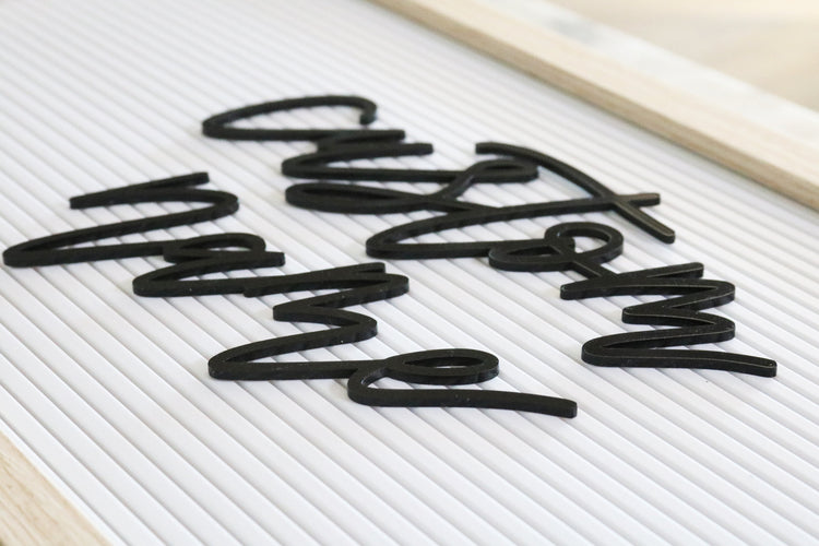 custom 3" calligraphy name or word for felt letter board