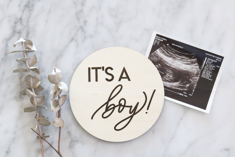 it's a girl | wood sign