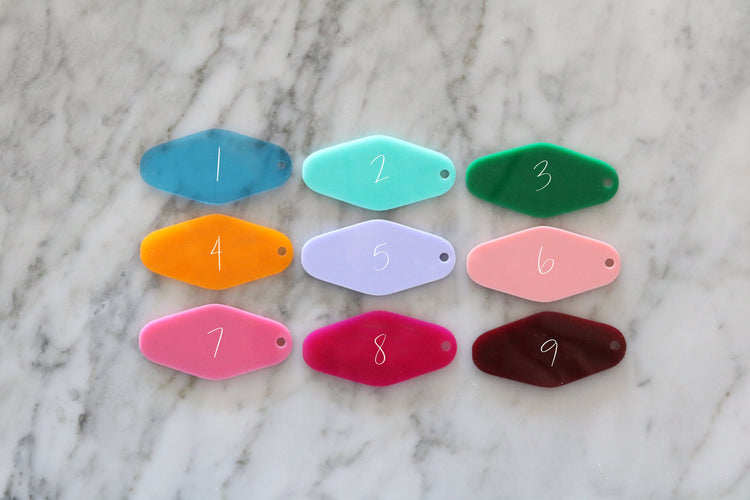 colorful banner keychain | CHOOSE YOUR COLOR