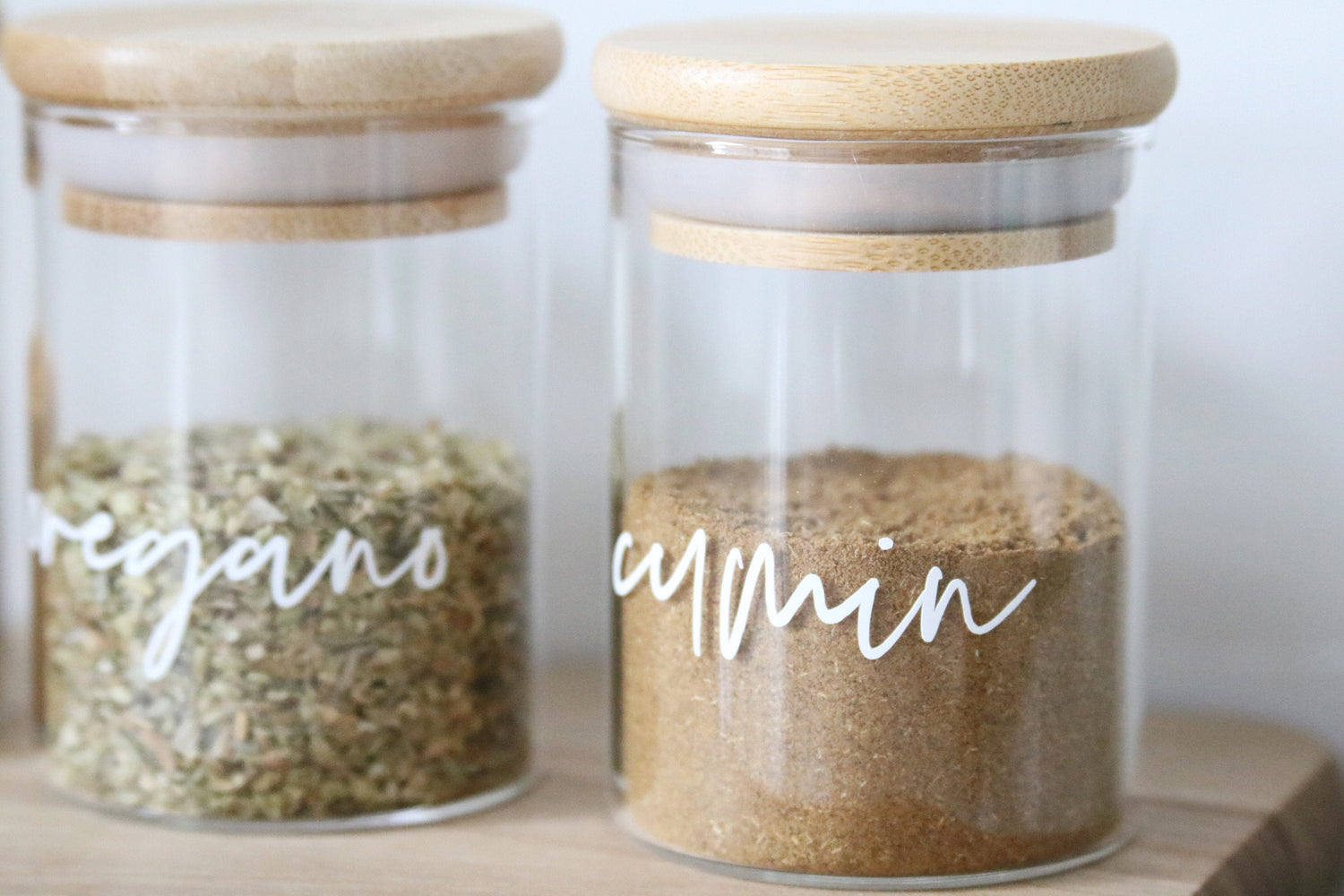 labeled kitchen spice jars – Everthine Designs