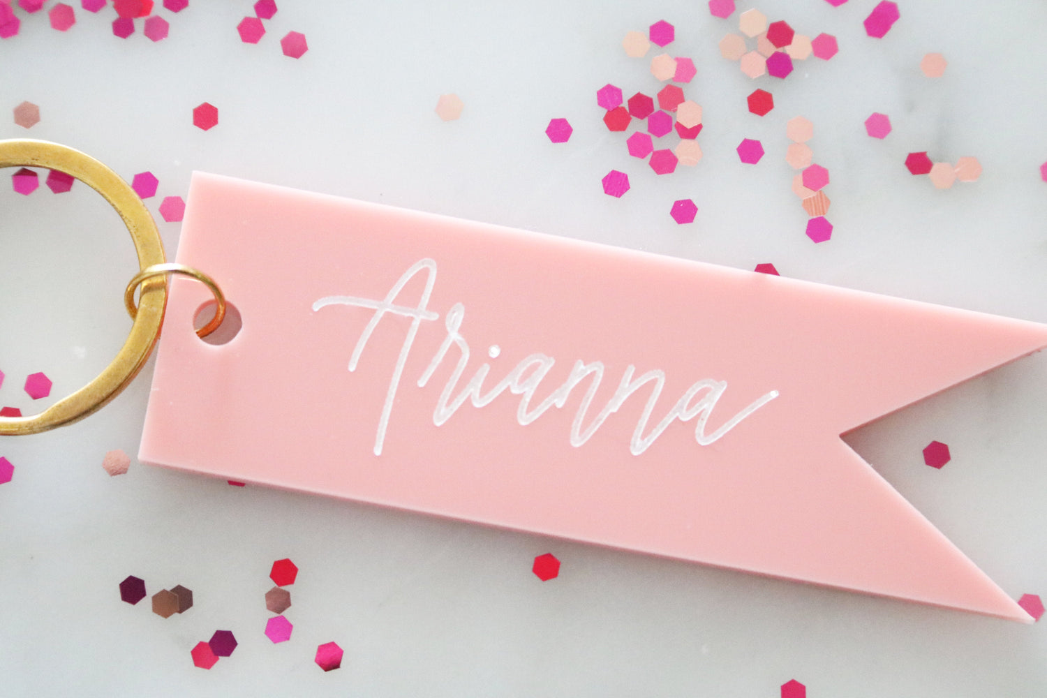 Keychains Banner colorful banner keychain | CHOOSE YOUR COLOR – Everthine Designs