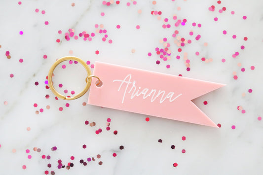 colorful banner keychain | CHOOSE YOUR COLOR