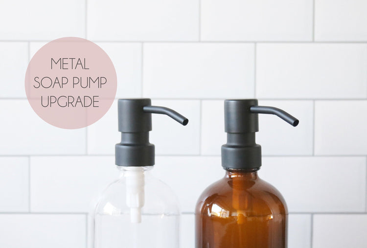 one BLACK metal soap dispenser pump upgrade