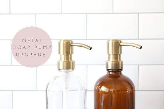 one BRASS metal soap dispenser pump upgrade