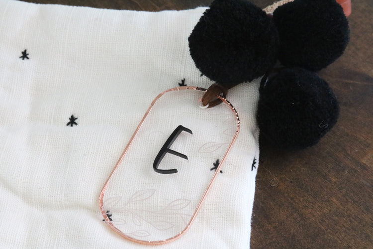 custom stocking letter | letter ornament