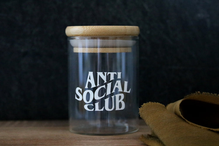 anti social club stash jar | 2 sizes