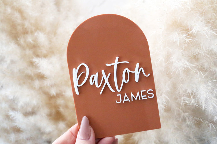 custom arch baby name sign | CHOOSE YOUR COLOR
