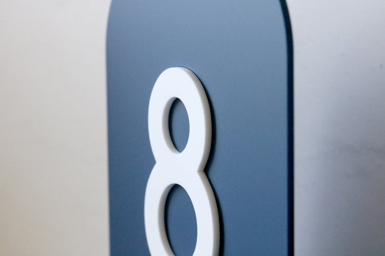 acrylic arch table number signs | CHOOSE YOUR COLOR